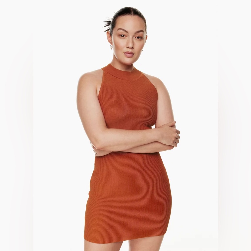 Sculpt Knit Halter Dress